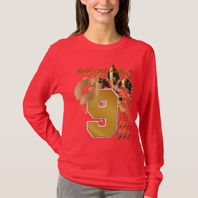 Stellen Sie Ihren Text/Kuss/Herz/Lilie ein T-Shirt (Vorderseite)