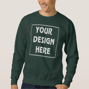 Stellen Sie mein eigenes grünes Sweatshirt her