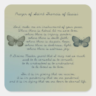 Stellen Sie mich ein Instrument her Quadratischer Aufkleber