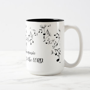 Stellen Sie Musik-Tasse her Zweifarbige Tasse