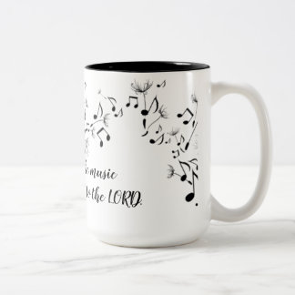 Stellen Sie Musik-Tasse her Zweifarbige Tasse