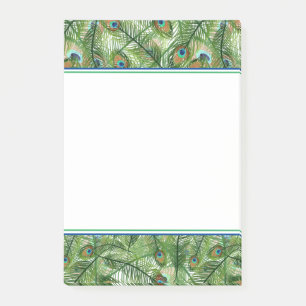 Stellen Sie Notizen für Pfauenfeathers ein