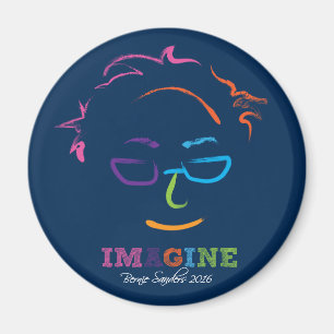 Stellen Sie sich Bernie Sanders 2016 vor - Pinsels Magnet