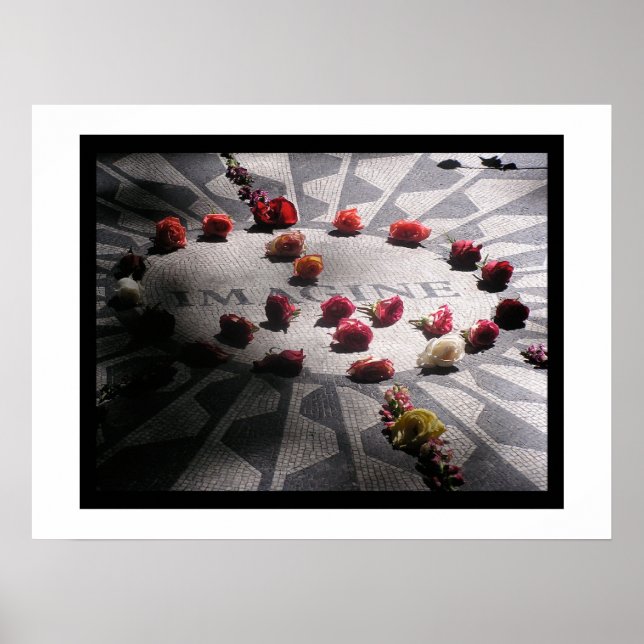 Stellen Sie sich den Mosaic Central Park vor Poster (Vorne)