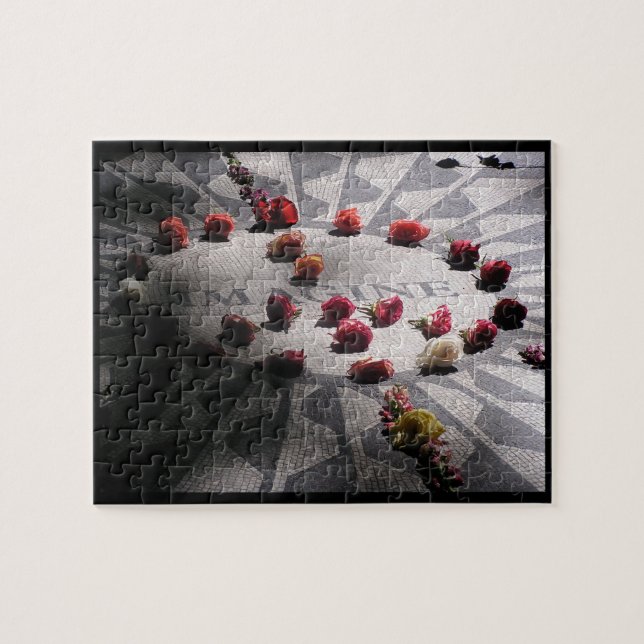 Stellen Sie sich den Mosaic Central Park vor Puzzle (Horizontal)