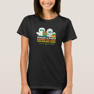 Stellen Sie sich eine Welt vor, die auf Liebe und T-Shirt