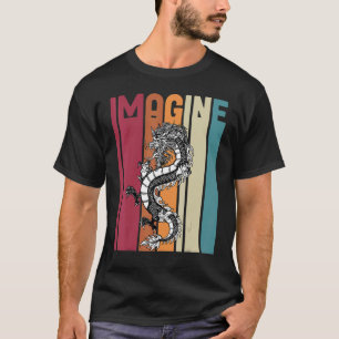 Stellen Sie sich einen großen Drachen Vintagen Coo T-Shirt