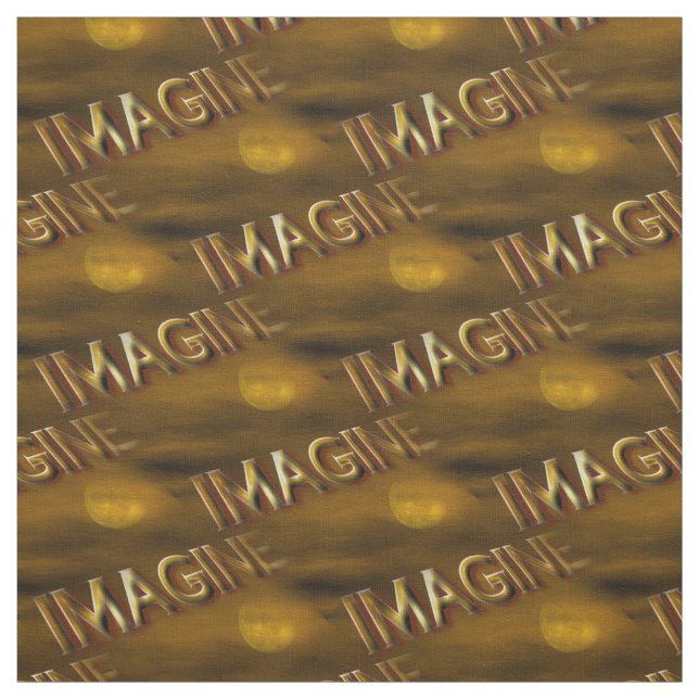 Stellen Sie sich Fantasy Moon Inspiration Muster v Stoff (Muster)