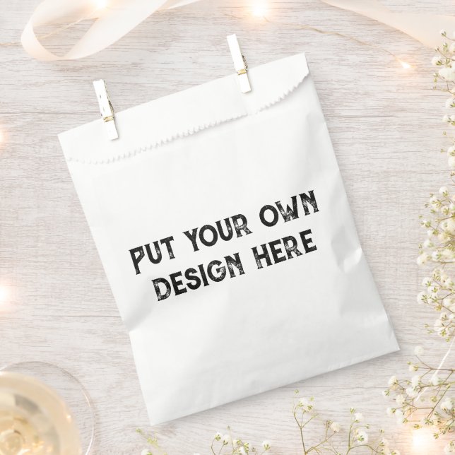 Stellen Sie sich Ihr eigenes Design vor Geschenktütchen (Ausgeschnitten)
