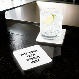 Stellen Sie sich Ihr eigenes Design vor Getränkeuntersetzer