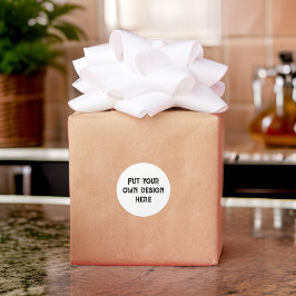 Stellen Sie sich Ihr eigenes Design vor Runder Aufkleber