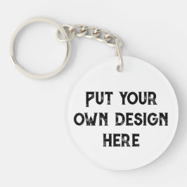 Stellen Sie sich Ihr eigenes Design vor Schlüsselanhänger