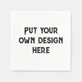 Stellen Sie sich Ihr eigenes Design vor Serviette