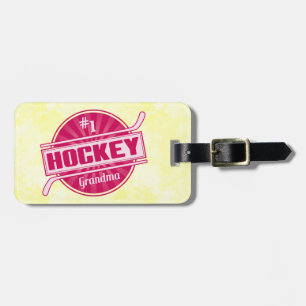 Stellen Sie sich Ihren eigenen Hockey-Ockner-Tag f Gepäckanhänger