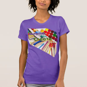 Stellen Sie sich Kunst vor T-Shirt