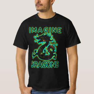 Stellen Sie sich magische und mythische Fantasiedr T-Shirt