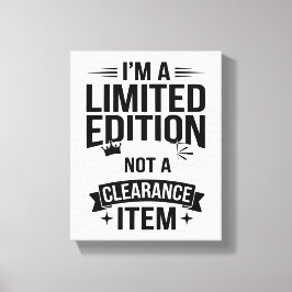 Stellen Sie sich mit dieser einzigartigen "Limited Leinwanddruck
