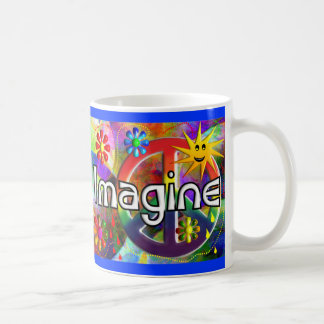 "Stellen Sie sich" Psychadelic Siebzigerjahre Kaffeetasse