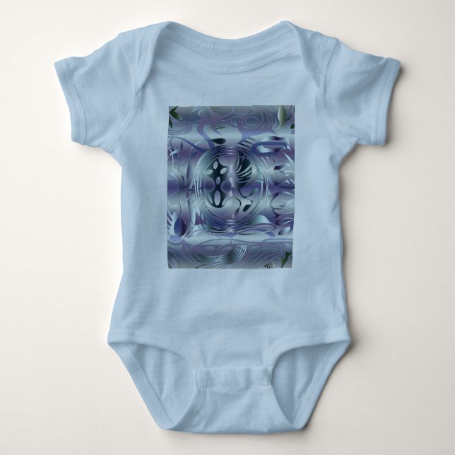 Stellen Sie sich Pure Bliss Baby Romper vor Baby Strampler (Vorderseite)