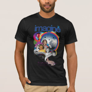 Stellen Sie sich Schwarzes vor: Prüfen Sie Bild, T-Shirt