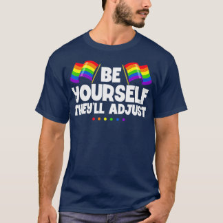 Stellen Sie sich selbst vor, Sie passen LGBT Pride T-Shirt
