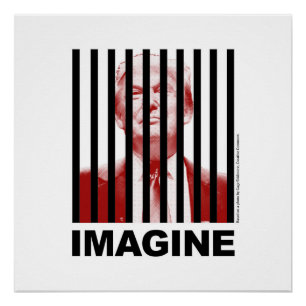 Stellen Sie sich Trump Behind Bars vor Poster