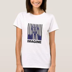 Stellen Sie sich Trump Behind Bars vor T-Shirt