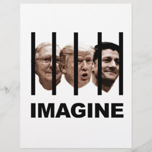 Stellen Sie sich Trump, McConnell und Ryan Behind 