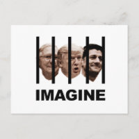 Stellen Sie sich Trump, McConnell und Ryan Behind