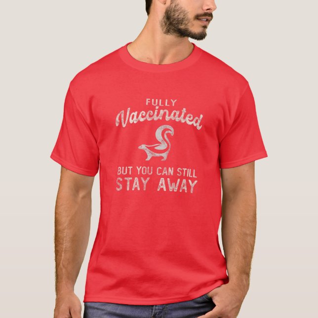 Stellen Sie sich vor, ich bin IMPACCINIERT, aber S T-Shirt (Vorderseite)