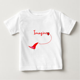 "Stellen Sie sich" vor---John-Geschenke Baby T-shirt
