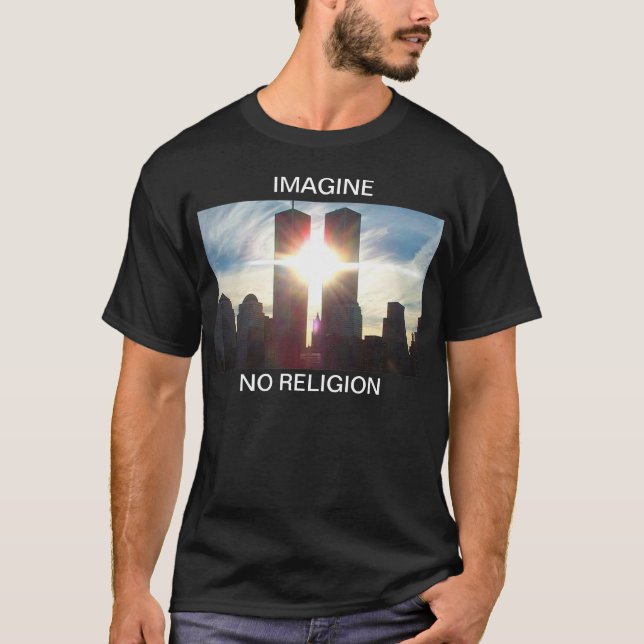 Stellen Sie sich vor, keine Religion ist dunkel T-Shirt (Vorderseite)