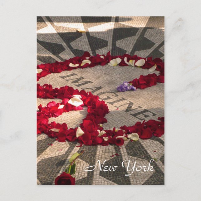 Stellen Sie sich vor Postkarte (Vorderseite)