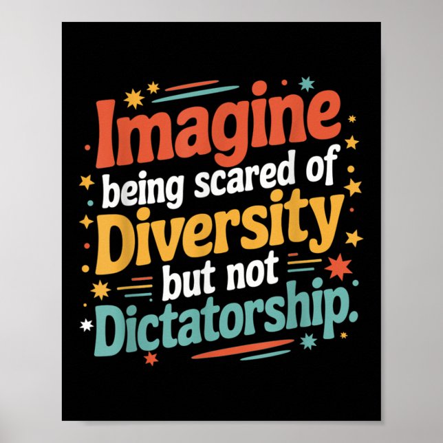 Stellen Sie sich vor, Sie hätten Angst vor Diversi Poster (Vorne)