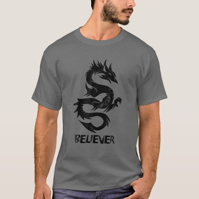 Stellen Sie sich vor, träumen, glauben | Fantasy D T-Shirt (Vorderseite)