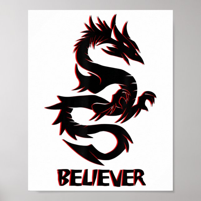 Stellen Sie sich vor, träumen, glauben _ Fantasy W Poster (Vorne)