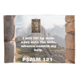 Stellen Sie sich vor, weiß, Löwe, Hingabe, Bibel, Kissenbezug