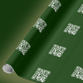 Stellen Sie sofort QR-Code mit gepolstertem Muster Geschenkpapier