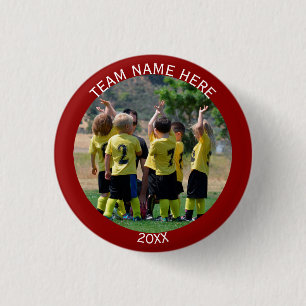 Stellen Sie Sport-Team-Foto her Button