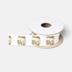 Stellen Sie Weckglassatinband her Satinband