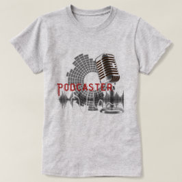 Stellenbeschreibung für Podcaster T-Shirt