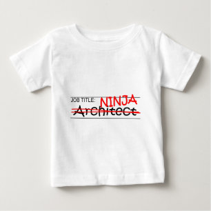Stellenbezeichnung Ninja Architekt Baby T-shirt