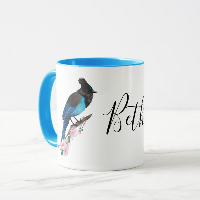 Steller-Jay-Tasse Tasse (Vorderseite Links)