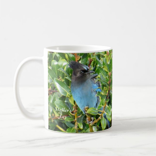 Steller-Jay-Tasse von BirdingCollectibles Kaffeetasse (Links)