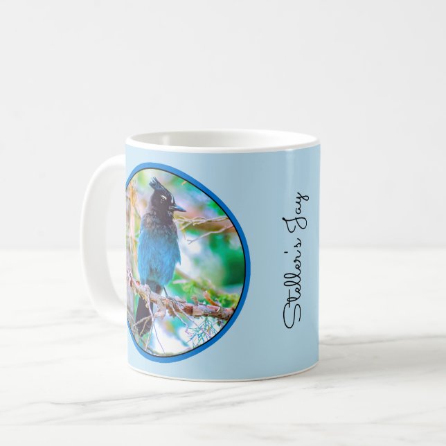 Steller's Jay - Original Foto Kaffeetasse (Vorderseite Links)