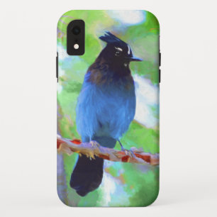Steller's Jay Painting - Original Bird Art Case-Mate iPhone Hülle