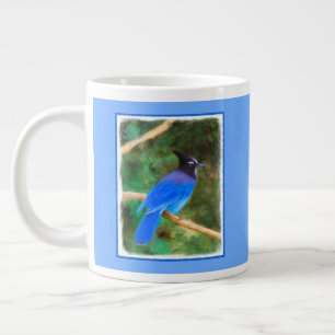 Steller's Jay Painting - Original Bird Art Jumbo-Tasse