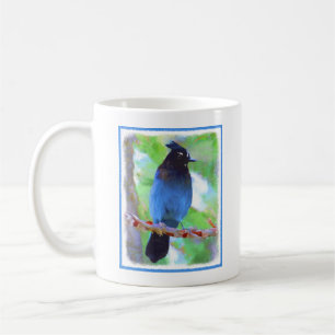 Steller's Jay Painting - Original Bird Art Tasse