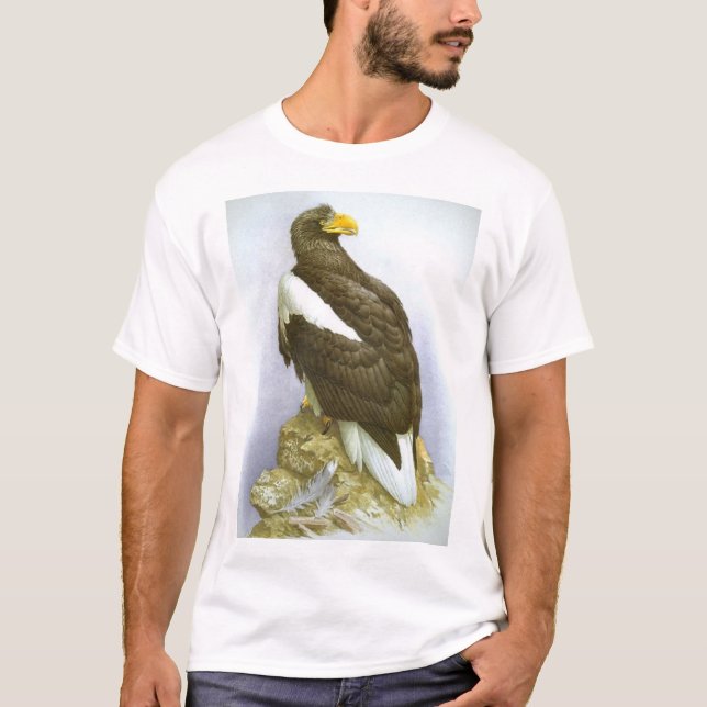 Stellers Meer-Eagle, älterer Erwachsener T-Shirt (Vorderseite)