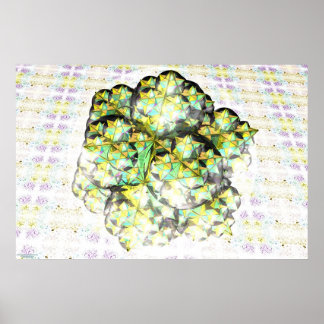 Stelliertes Dodecahedron-Fraktal Poster